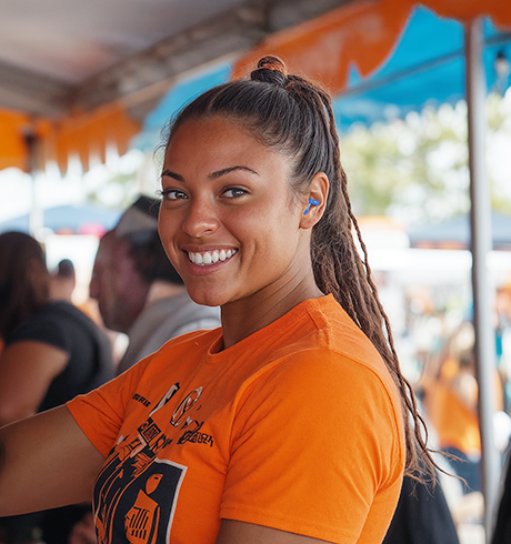 WORK Hospitality Festival Girl Bartending 460X490px